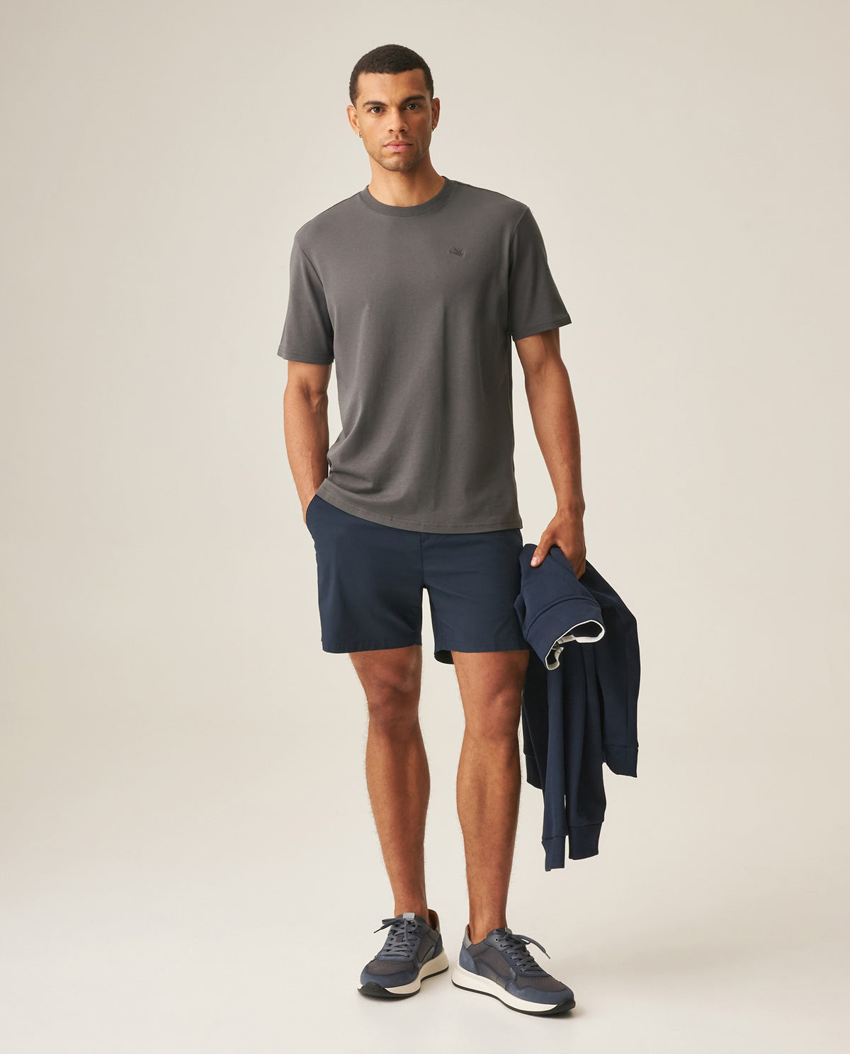 Men´s Slim Fit T-Shirt - Gray 63_649H040_GRI180000_0