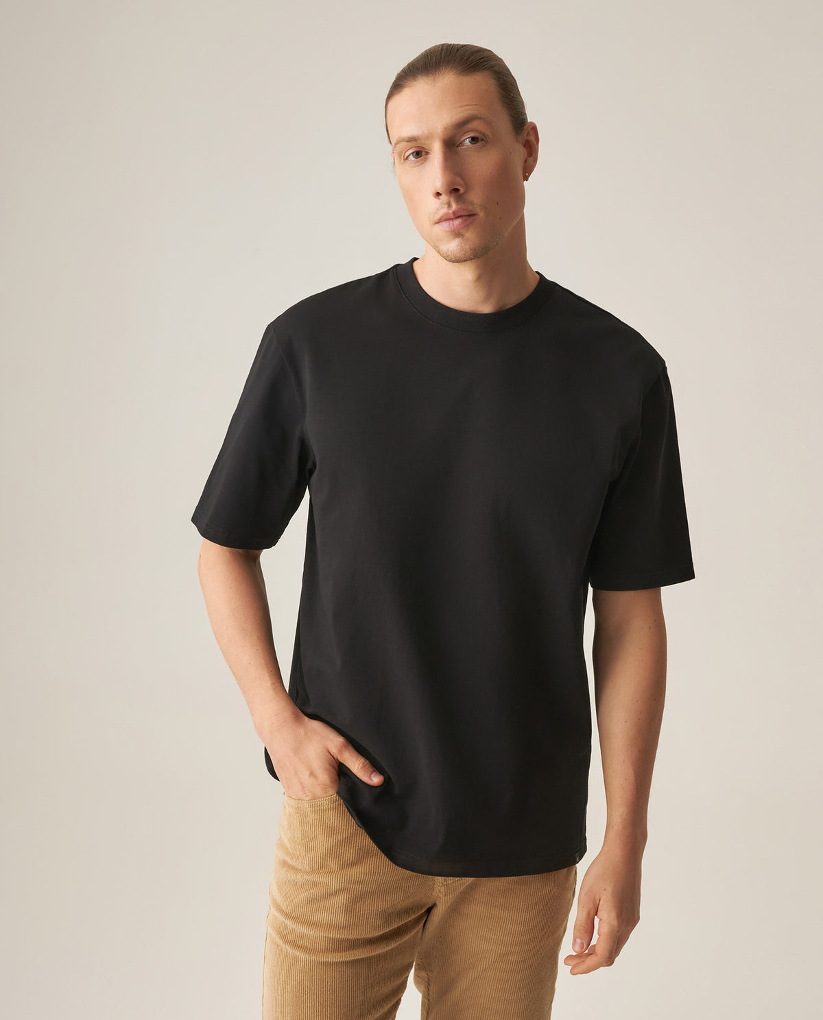Men´s Oversize T-Shirt - Black 63_649H700_NEG194007_3