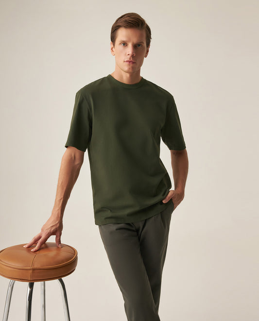 Men´s Oversize T-Shirt - Green 63_649H700_VER190414_0