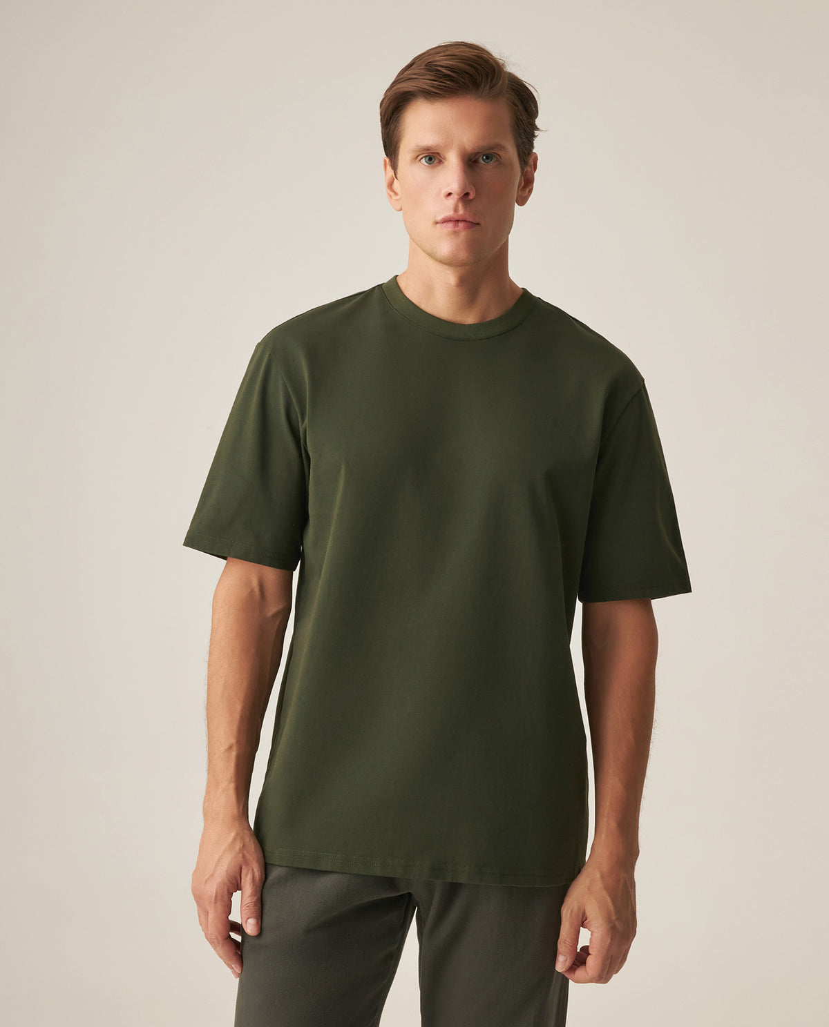 Men´s Oversize T-Shirt - Green 63_649H700_VER190414_3
