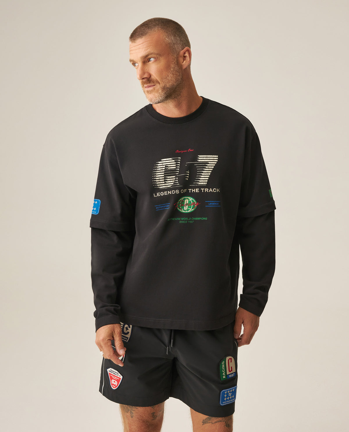 Men´s Layered Long Sleeve - Black 63_649H901_NEG194007_3