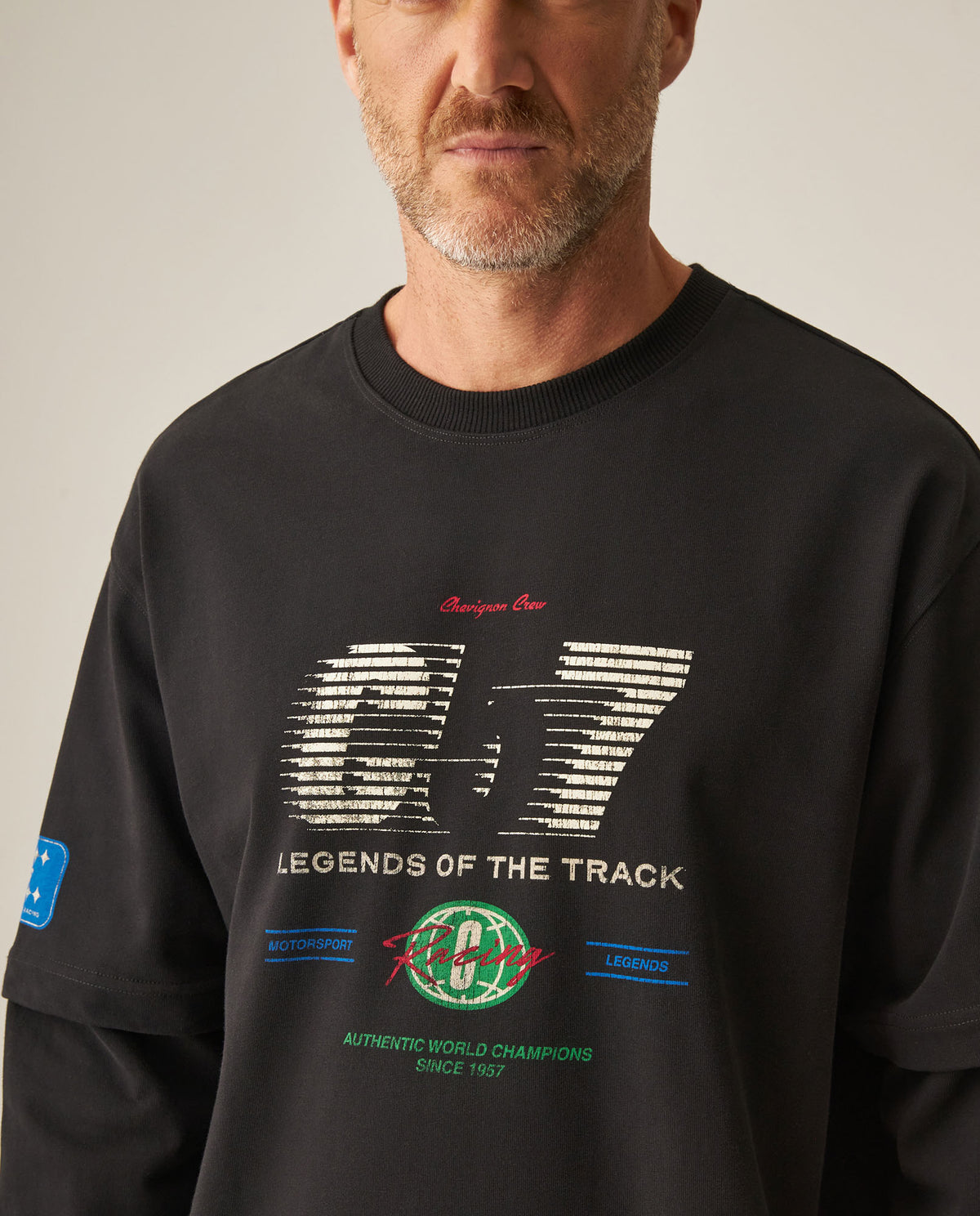 Men´s Layered Long Sleeve - Black 63_649H901_NEG194007_4