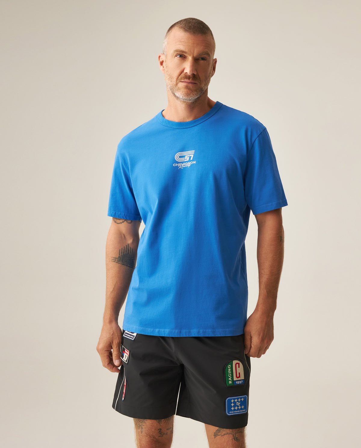 Men´s Slim Fit T-Shirt - Blue 63_649H903_AZU194049_3