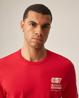 Men´s Slim Fit T-Shirt - Red 63_649H903_ROJ191763_4