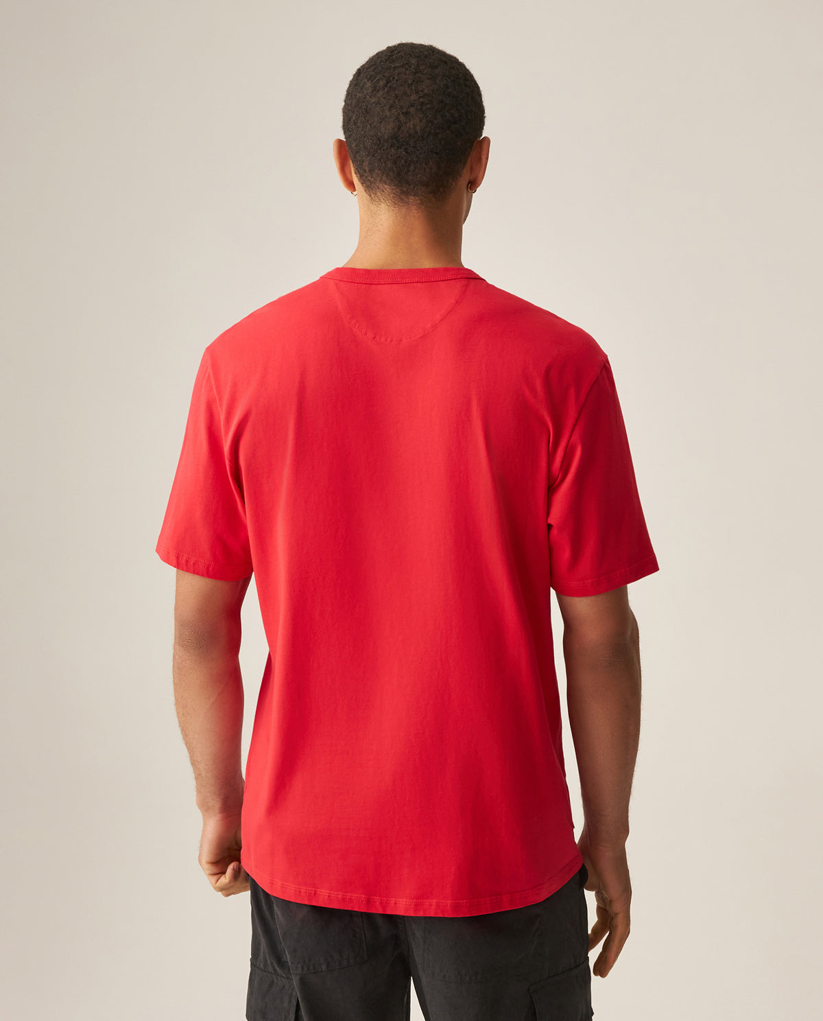 Men´s Slim Fit T-Shirt - Red 63_649H903_ROJ191763_5