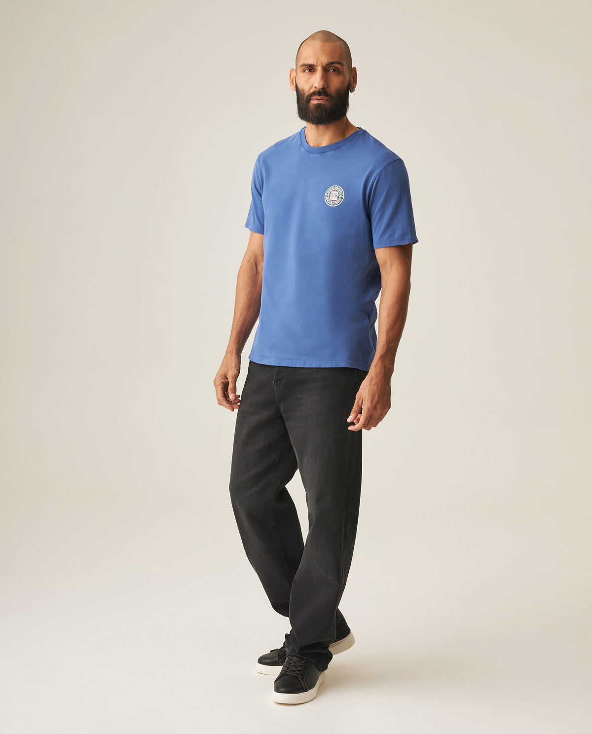 Men´s Slim Fit T-Shirt - Blue 63_649H905_AZU194049_0