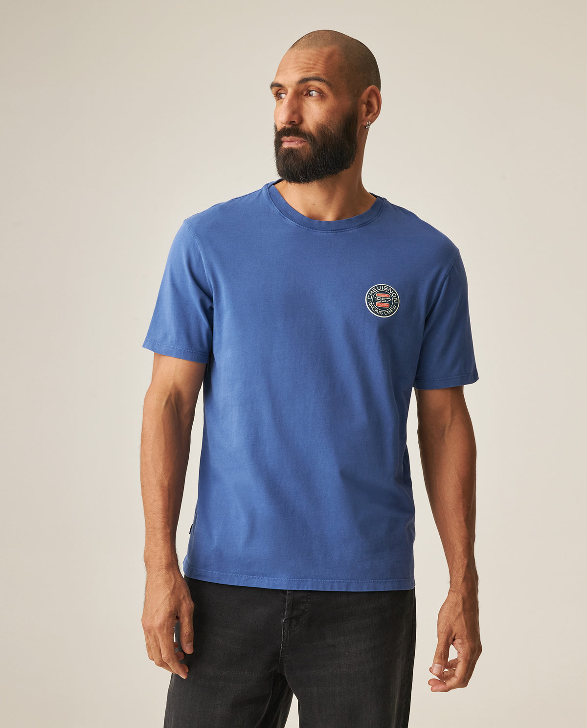 Men´s Slim Fit T-Shirt - Blue 63_649H905_AZU194049_3