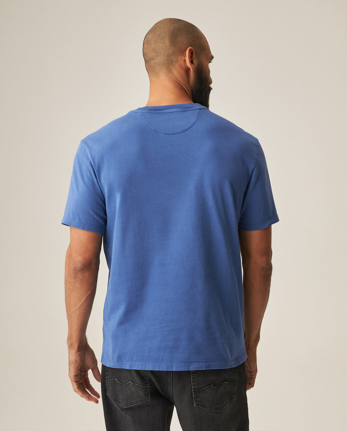 Men´s Slim Fit T-Shirt - Blue 63_649H905_AZU194049_5