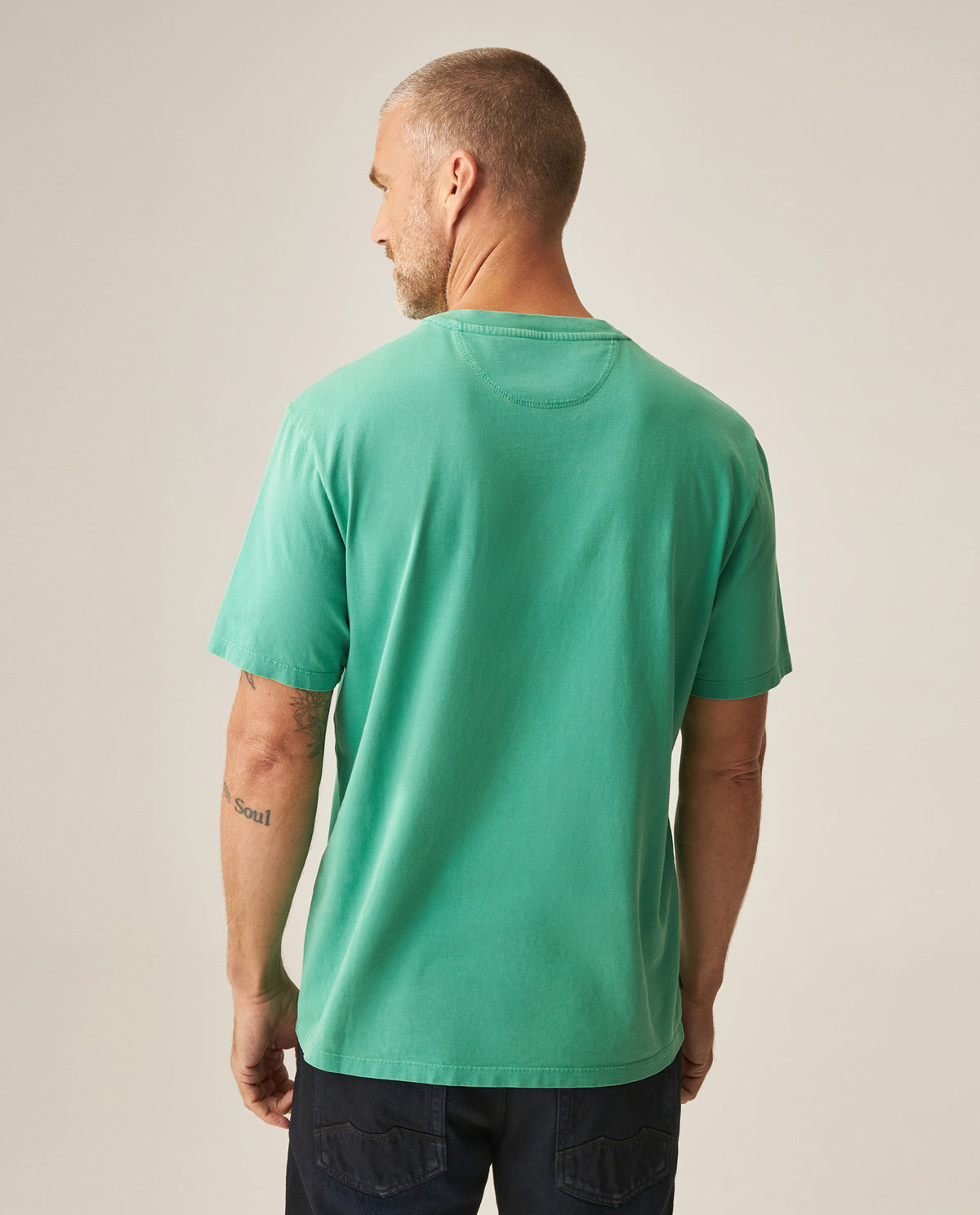 Men´s Slim Fit T-Shirt - Green 63_649H905_VER176030_5