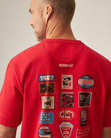 Men´s Graphic T-Shirt - Red 63_649H906_ROJ191763_6