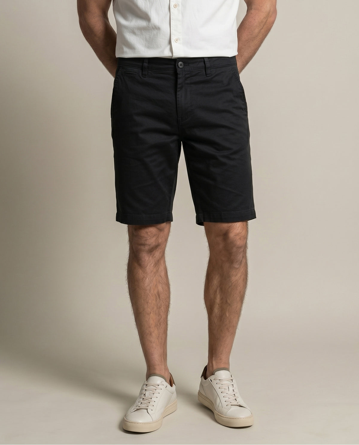 Men's Shorts: Algodón Flex 98% - Black 63_650D000_NEG194007_0