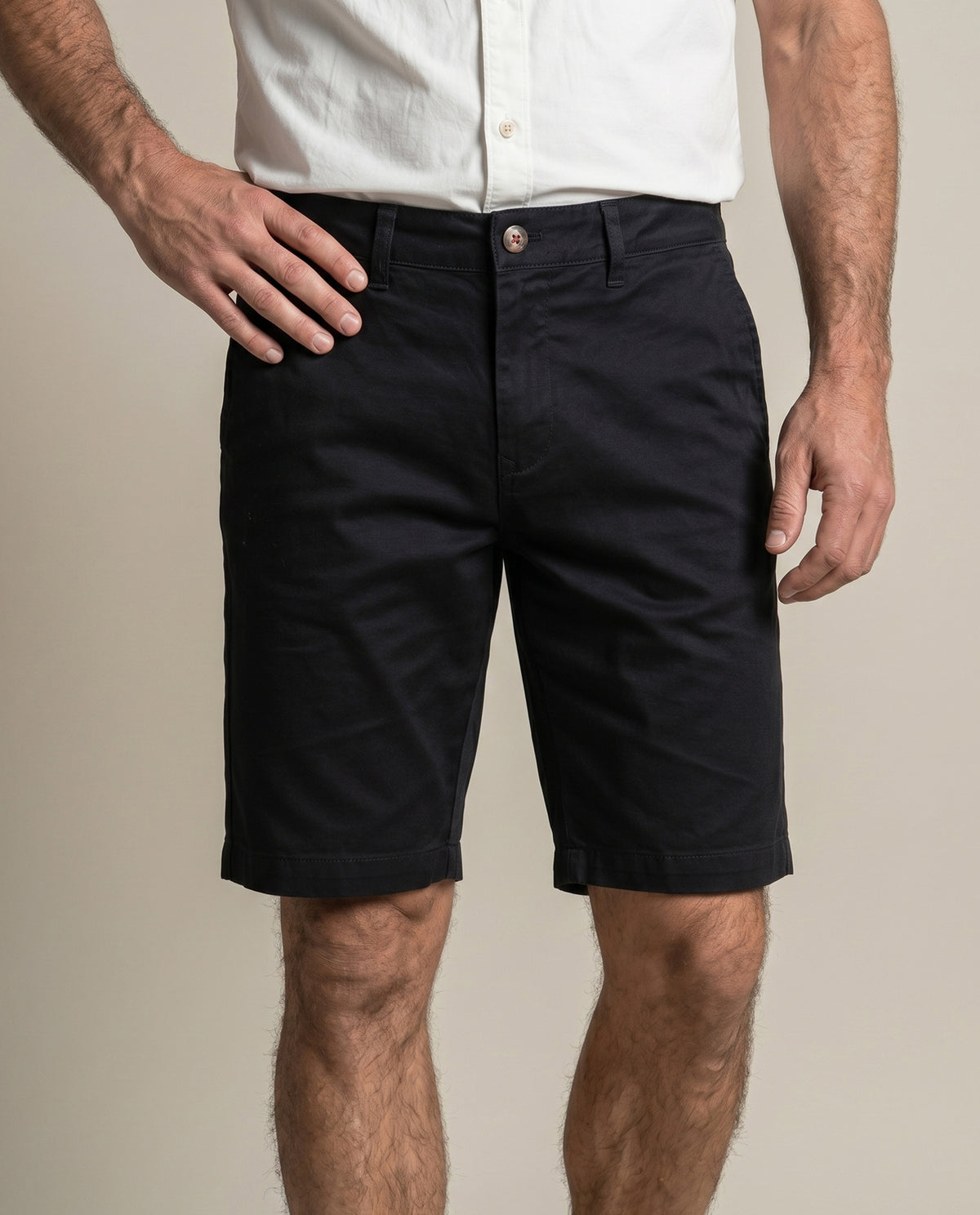 Men's Shorts: Algodón Flex 98% - Black 63_650D000_NEG194007_5