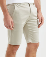 Men's Colors Bermuda Shorts Regular Fit Cotton Stretch Back Piped Button - 1