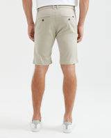 Men's Colors Bermuda Shorts Regular Fit Cotton Stretch Back Piped Button - 4