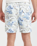 Men's Beach Bermuda Shorts Graphic Print in Recycled Polyester - 4