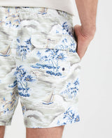 Men's Beach Bermuda Shorts Graphic Print in Recycled Polyester - 5