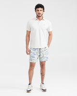 Men's Beach Bermuda Shorts Graphic Print in Recycled Polyester - 6