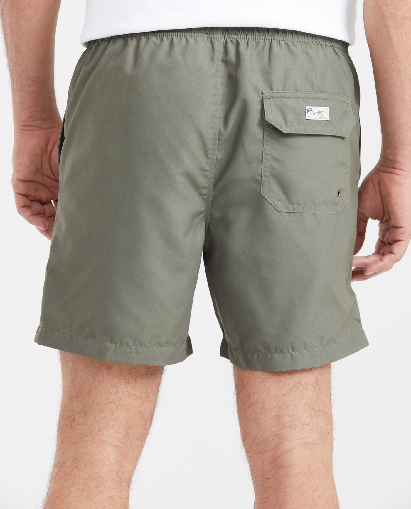 Men's Beach Bermuda Shorts Solid Color Print in Recycled Polyester - 4