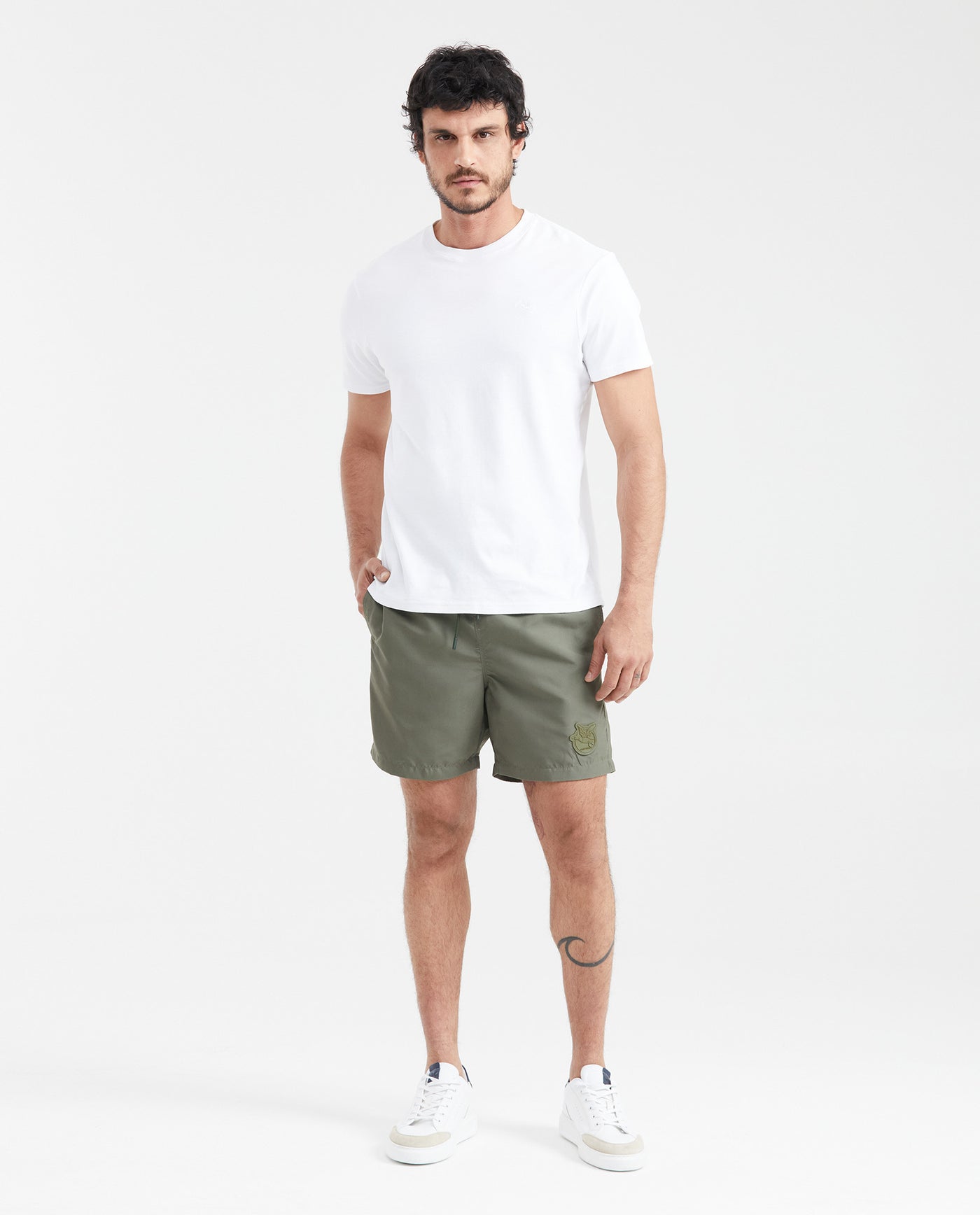 Men's Beach Bermuda Shorts Solid Color Print in Recycled Polyester - 6