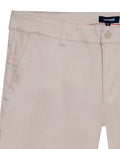 Mens Bermuda Shorts Chino Cotton Elastane Rear Piping Label Diagonal Pockets Casual-Smart - Beige 63_651H000_BEI140002_8