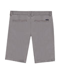 Mens Bermuda Shorts Chino Cotton Elastane Rear Piping Label Diagonal Pockets Casual-Smart - Gray 63_651H000_GRI175102_5