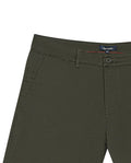 Mens Bermuda Shorts Chino Cotton Elastane Rear Piping Label Diagonal Pockets Casual-Smart - Green 63_651H000_VER190414_8