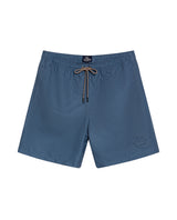 Mens Swim Trunks Recycled Polyester Horizontal Stripes Adjustable Waist Internal Brief Drainage Eyelet - Blue 63_651H001_AZU193923_3
