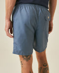 Mens Swim Trunks Recycled Polyester Horizontal Stripes Adjustable Waist Internal Brief Drainage Eyelet - Blue 63_651H001_AZU193923_7
