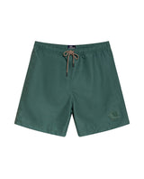 Mens Swim Trunks Recycled Polyester Horizontal Stripes Adjustable Waist Internal Brief Drainage Eyelet - Green 63_651H001_VER185718_3
