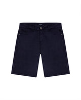 Mens Bermuda Shorts 5 Pocket Regular Fit Cotton Reserves Diagonal Pocket Embroidery - Blue 63_651H004_AZU193923_3