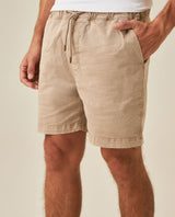 Mens Bermuda Shorts Elastic Waist Cotton Elastane Papery Touch Cool Sensation - Gray 63_651H006_GRI171112_5
