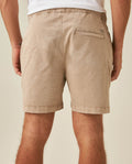 Mens Bermuda Shorts Elastic Waist Cotton Elastane Papery Touch Cool Sensation - Gray 63_651H006_GRI171112_6