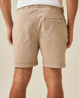 Mens Bermuda Shorts Elastic Waist Cotton Elastane Papery Touch Cool Sensation - Gray 63_651H006_GRI171112_6