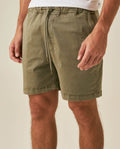 Mens Bermuda Shorts Elastic Waist Cotton Elastane Papery Touch Cool Sensation - Green 63_651H006_VER180312_5