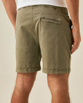 Mens Bermuda Shorts Elastic Waist Cotton Elastane Papery Touch Cool Sensation - Green 63_651H006_VER180312_6