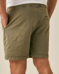 Mens Bermuda Shorts Elastic Waist Cotton Elastane Papery Touch Cool Sensation - Green 63_651H006_VER180312_7