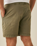 Mens Bermuda Shorts Elastic Waist Cotton Elastane Papery Touch Cool Sensation - Green 63_651H006_VER180312_7