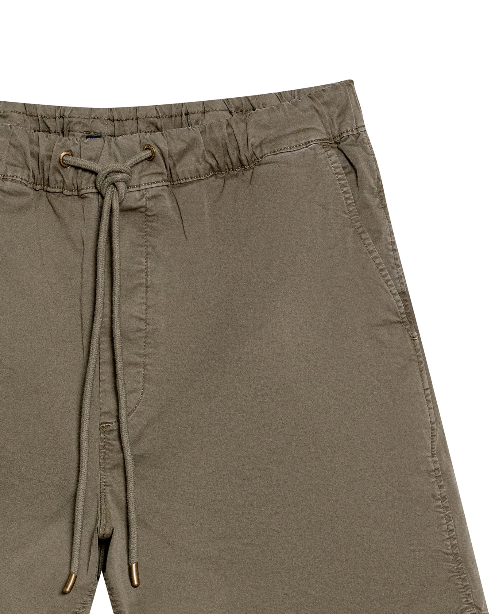 Mens Bermuda Shorts Elastic Waist Cotton Elastane Papery Touch Cool Sensation - Green 63_651H006_VER180312_8