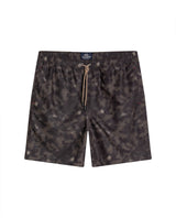 Mens Swim Trunks Mid Rise Recycled Polyester Non-Stretch Classic Structure Adjustable Waist Elastane Lining - Black 63_651H007_NEG194007_0