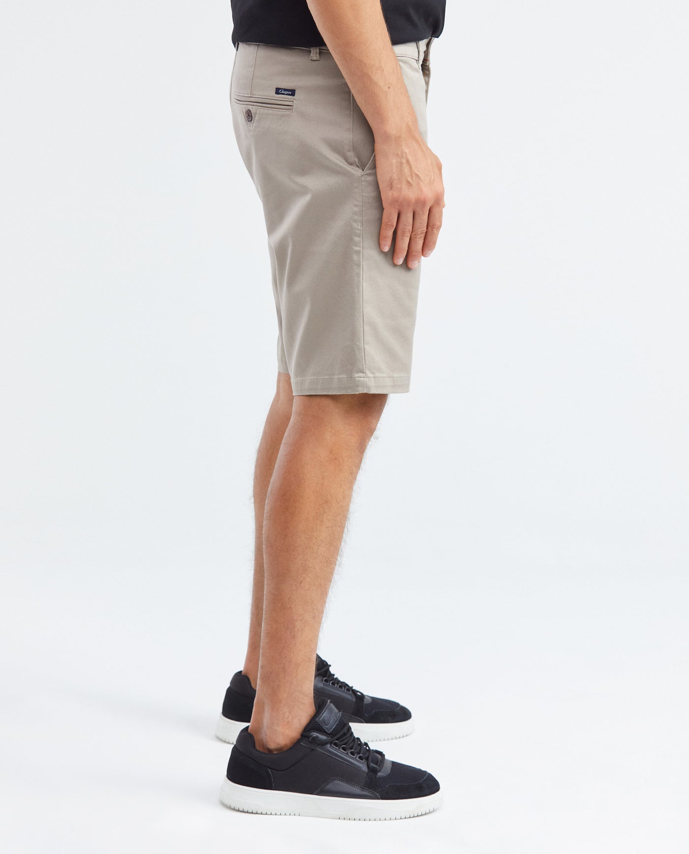 Men's Colors Bermuda Shorts Regular Fit Cotton Stretch Back Piped - 4