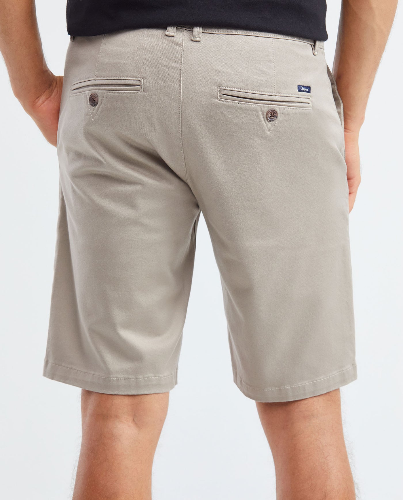 Men's Colors Bermuda Shorts Regular Fit Cotton Stretch Back Piped - 6