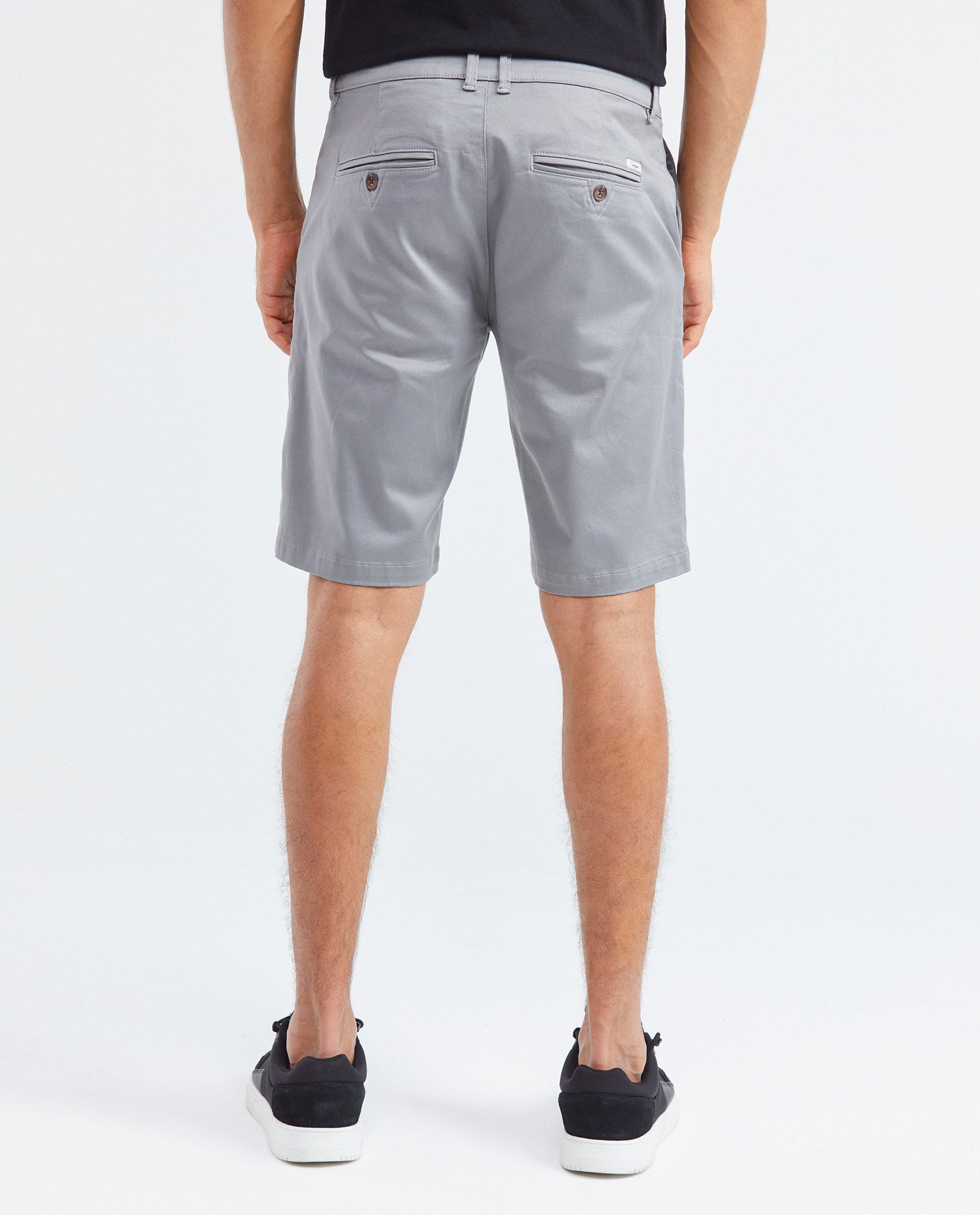 Men's Colors Bermuda Shorts Regular Fit Cotton Stretch Back Piped - 4