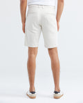 Men's Bermuda Shorts Linen-Viscose Blend Diagonal Pockets Back Piped - 5