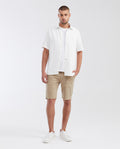 Men's Straight Fit Canvas Cotton Bermuda Shorts - 2