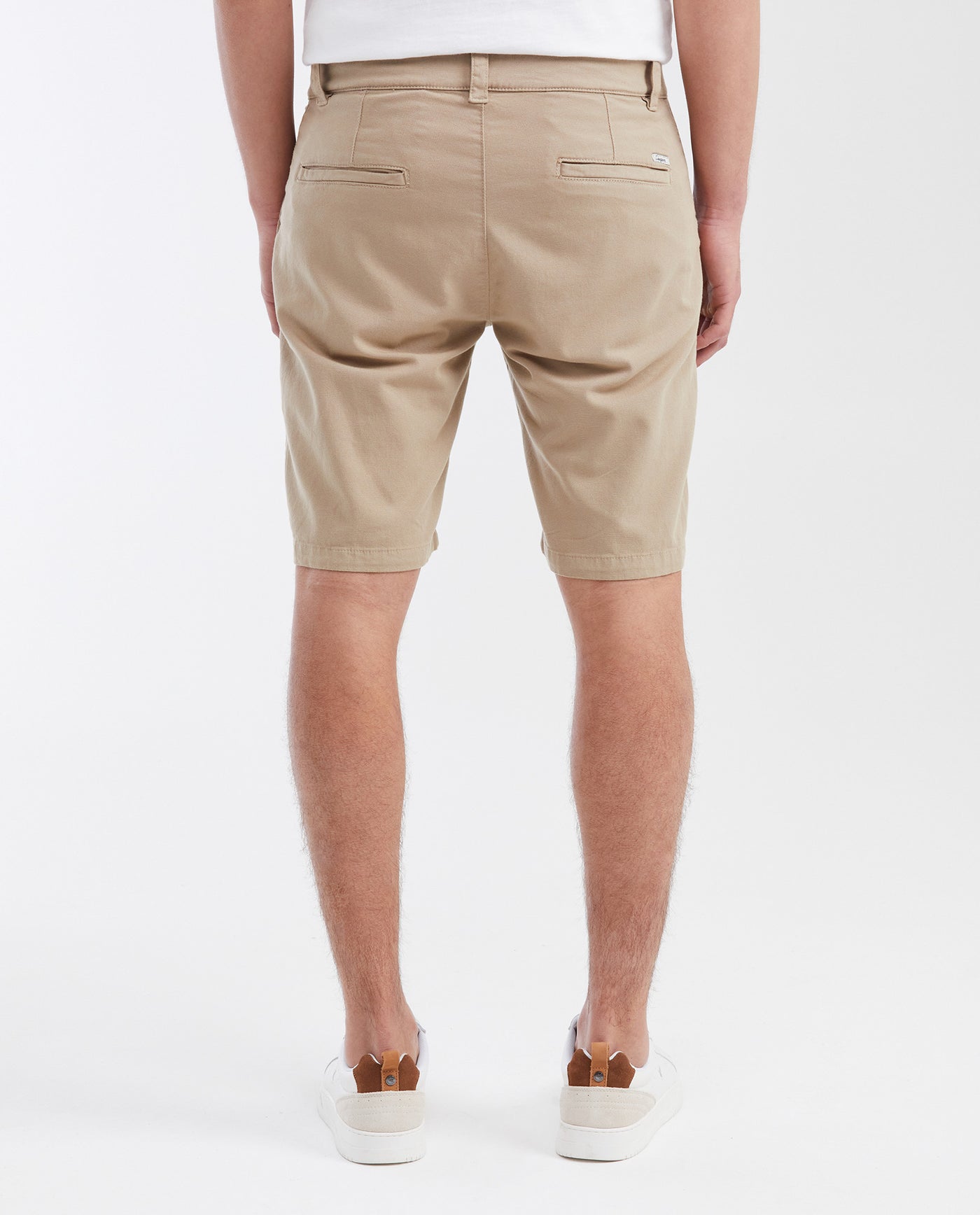 Men's Straight Fit Canvas Cotton Bermuda Shorts - 4
