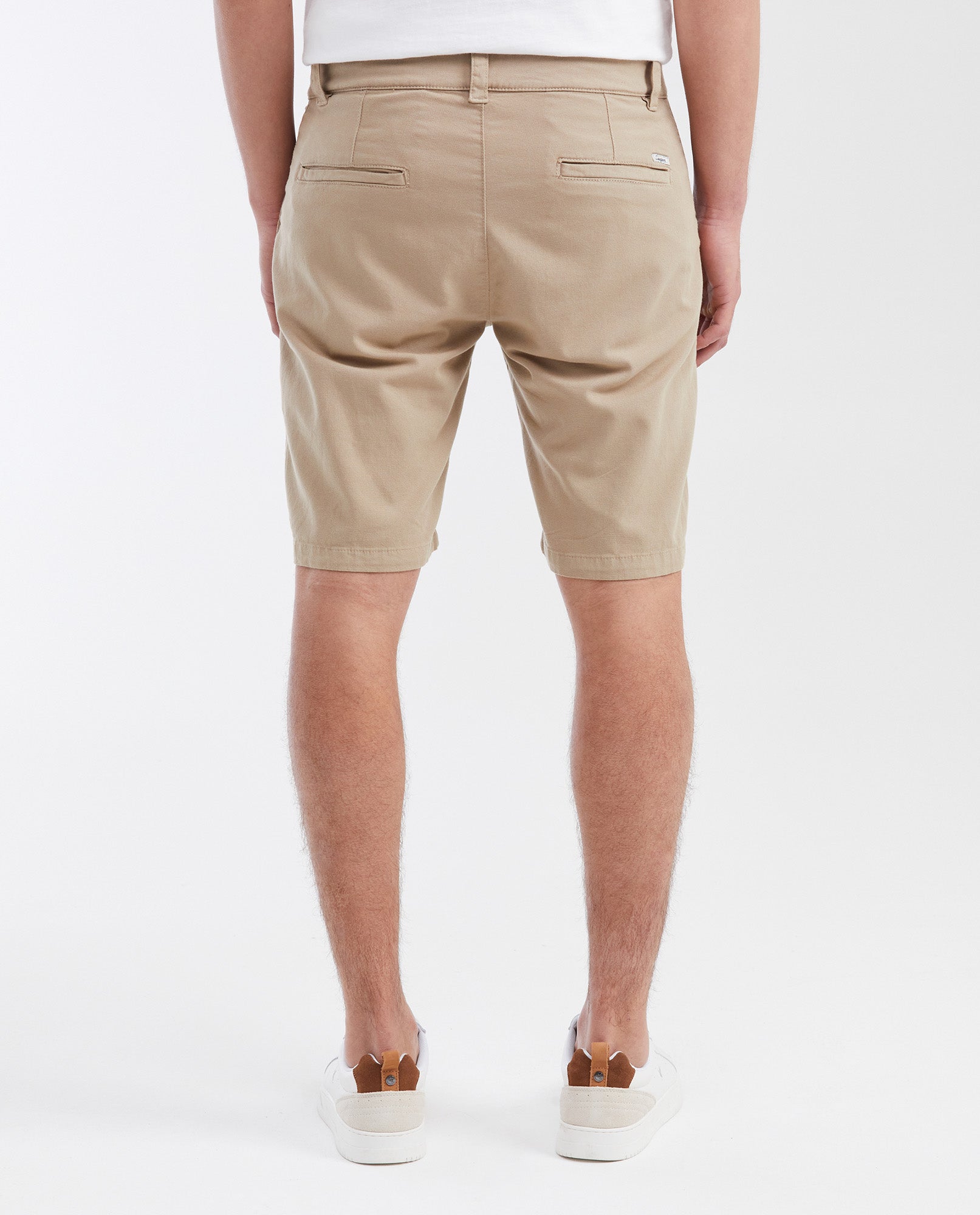 Men's Straight Fit Canvas Cotton Bermuda Shorts - 4