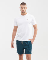 Men's Regular Fit Eco-Friendly Solid Swim Bermuda with Travel Bag - 2