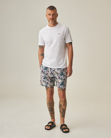 Men's Printed Swim Trunks - Raw 63_652H001_CRU114302_3