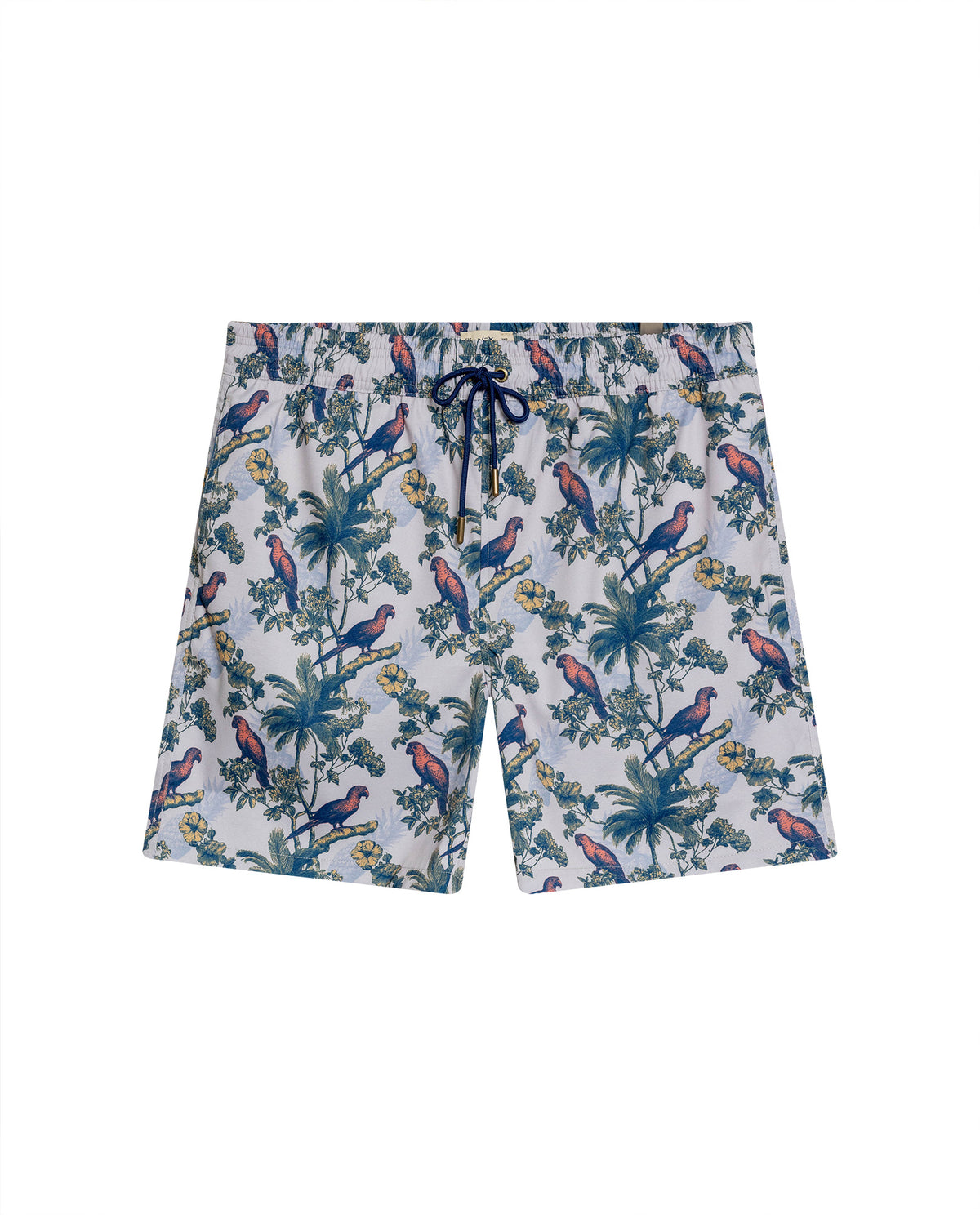 Men's Printed Swim Trunks - Raw 63_652H001_CRU114302_4