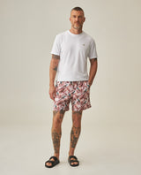 Men's Printed Swim Trunks - Pink 63_652H001_ROS131904_0